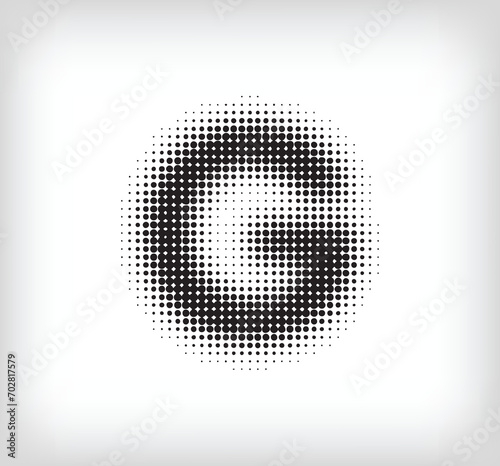 Creative dotted letter G design. Alphabet set pixel is flat and solid. Integrative and integrative pixel movement. Modern icon ports.