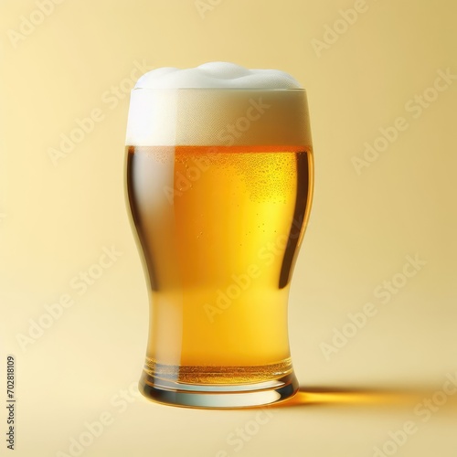 glass of beer with barley

