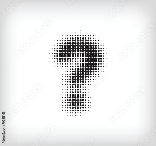 Creative question mark letter design. Alphabet set pixel is flat and solid. Integrative and integrative pixel movement. Modern icon ports.