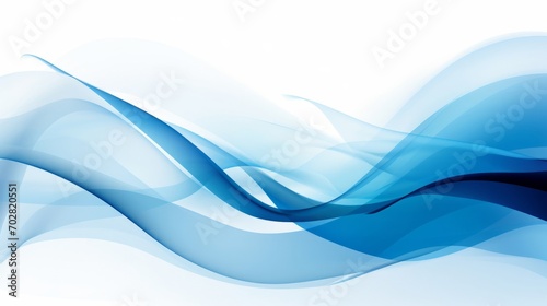 A white and blue wave with a white background