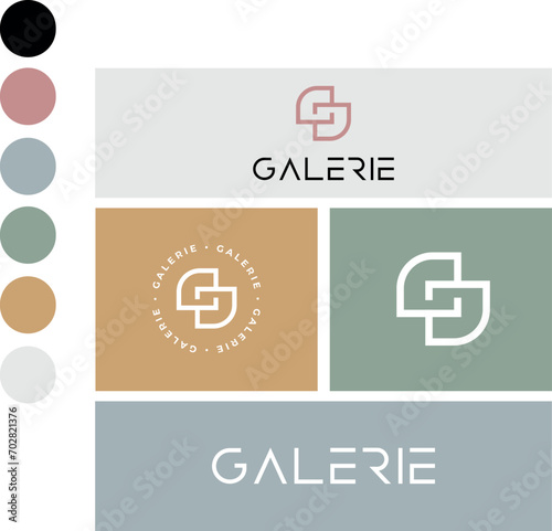 Minimalist and Modern Logo Galerie