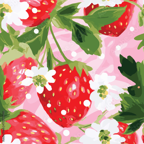 seamless pattern with strawberries, strawberry pattern vector, strawberry seamless pattern, vintage watercolor strawberry for fabric ,tile strawberry pattern