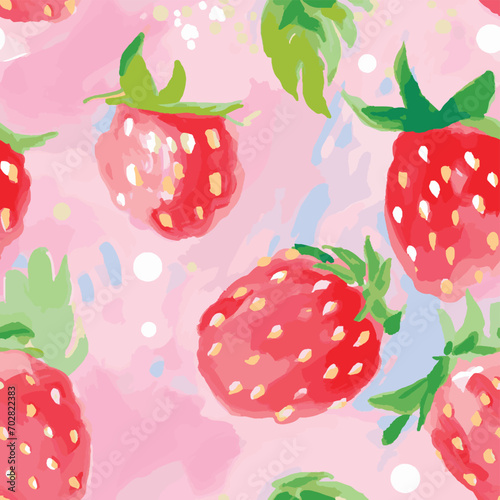 seamless pattern with strawberries, strawberry pattern vector, strawberry seamless pattern, vintage watercolor strawberry for fabric ,tile strawberry pattern