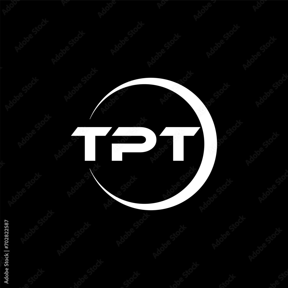 TPT letter logo design with black background in illustrator, cube logo, vector logo, modern alphabet font overlap style. calligraphy designs for logo, Poster, Invitation, etc. TPT letter logo design with black background in illustrator, cube logo, vector logo, modern alphabet font overlap style. calligraphy designs for logo, Poster, Invitation, etc.