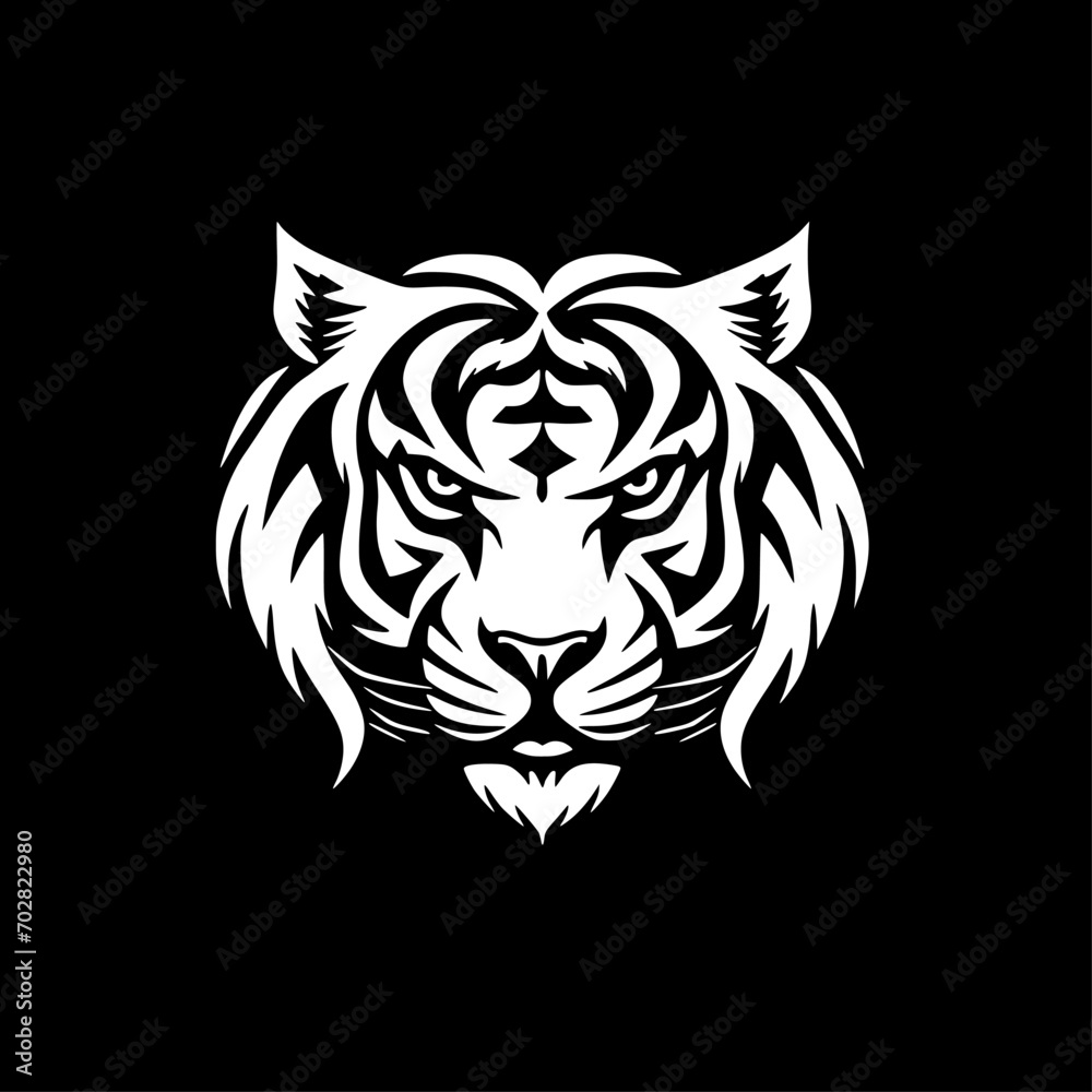 Tiger - High Quality Vector Logo - Vector illustration ideal for T-shirt graphic