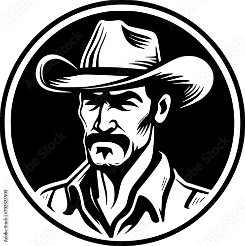 Western - High Quality Vector Logo - Vector illustration ideal for T-shirt graphic
