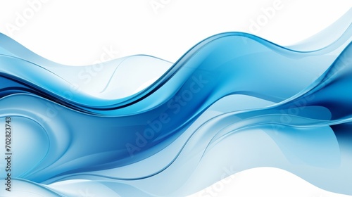 A white and blue background with wavy lines