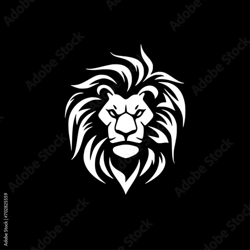Wallpaper Mural Lion | Minimalist and Simple Silhouette - Vector illustration Torontodigital.ca