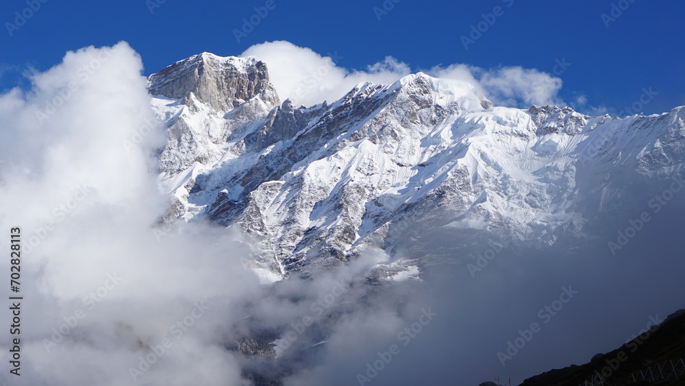Himalaya mountain from Kedarnath temple