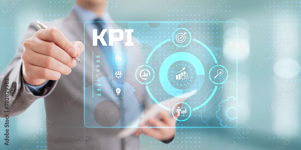 KPI Key performance indicator business and technology concept on screen. KPI Key performance indicator business and technology concept on screen.