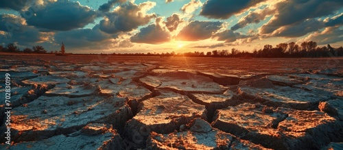 Infertile land burned by th...