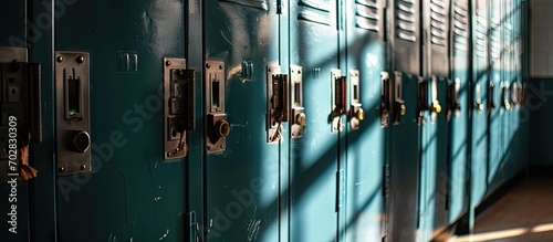 Lockers with combination lo...