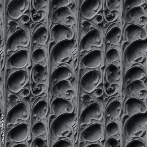 Seamless Gothic Wall Texture - Generative ai    retken yapay zeka