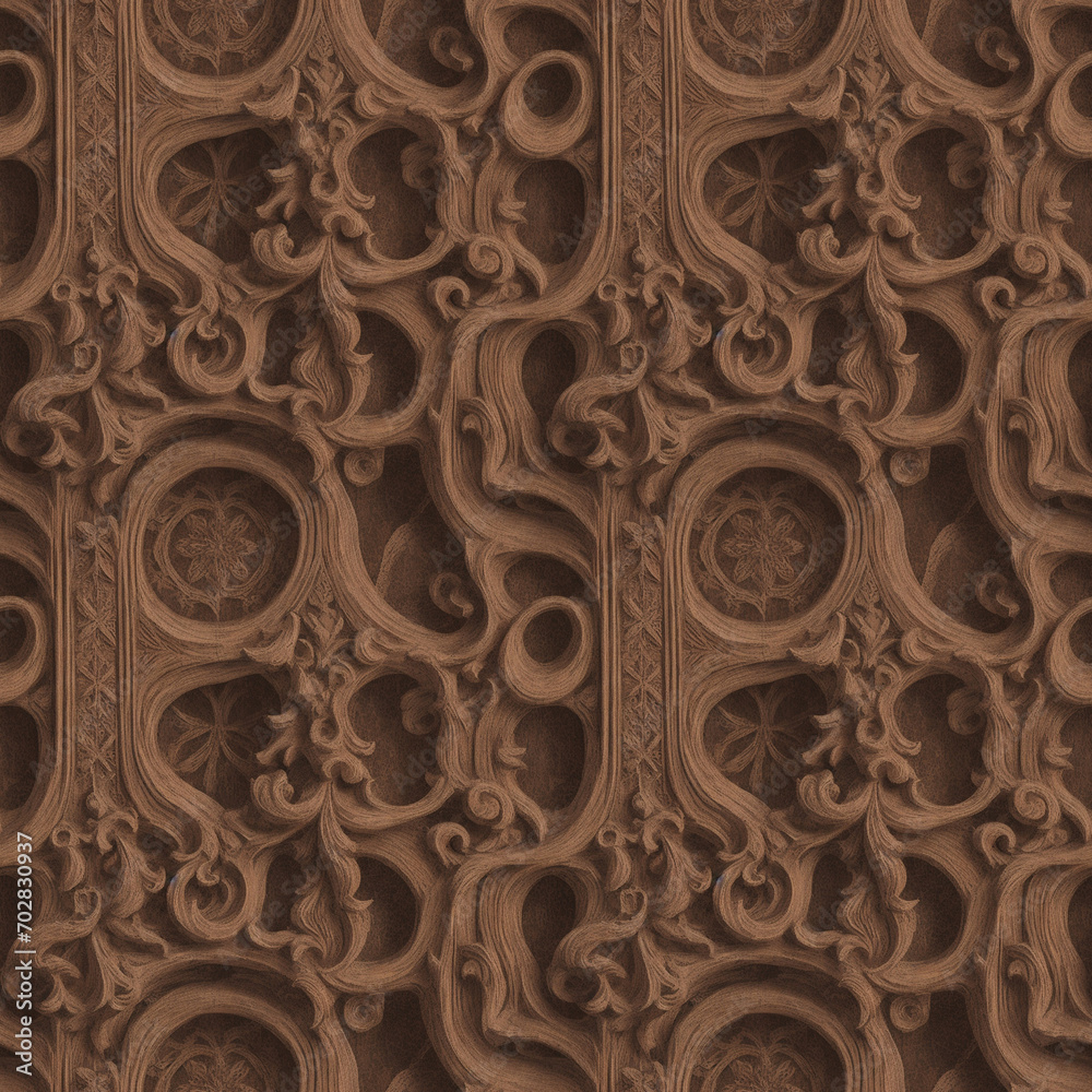 Seamless Gothic Wall Texture - Generative ai, üretken yapay zeka Seamless Gothic Wall Texture - Generative ai, üretken yapay zeka