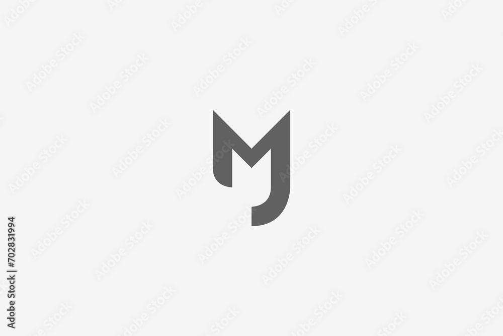 Illustration vector graphic of modern simple letter MJ. Good for logo Illustration vector graphic of modern simple letter MJ. Good for logo