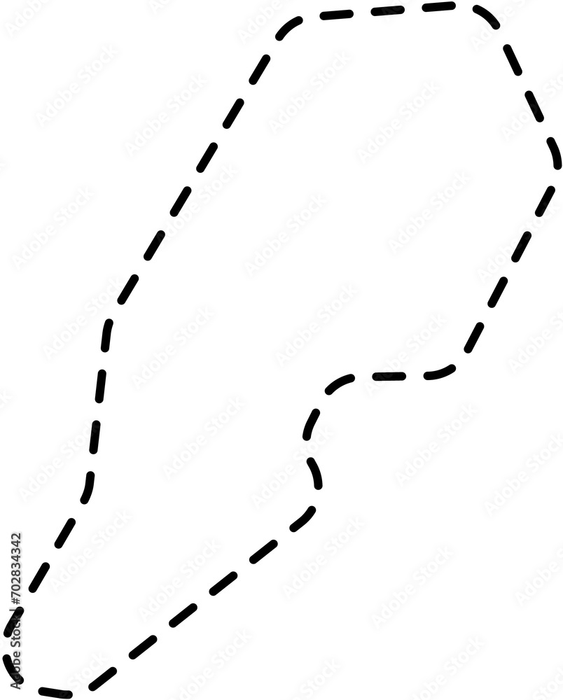 dash line drawing of armenia map. dash line drawing of armenia map.