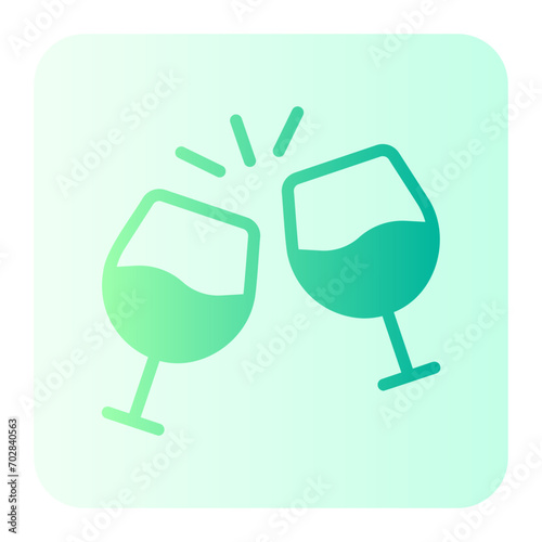cheers gradient icon