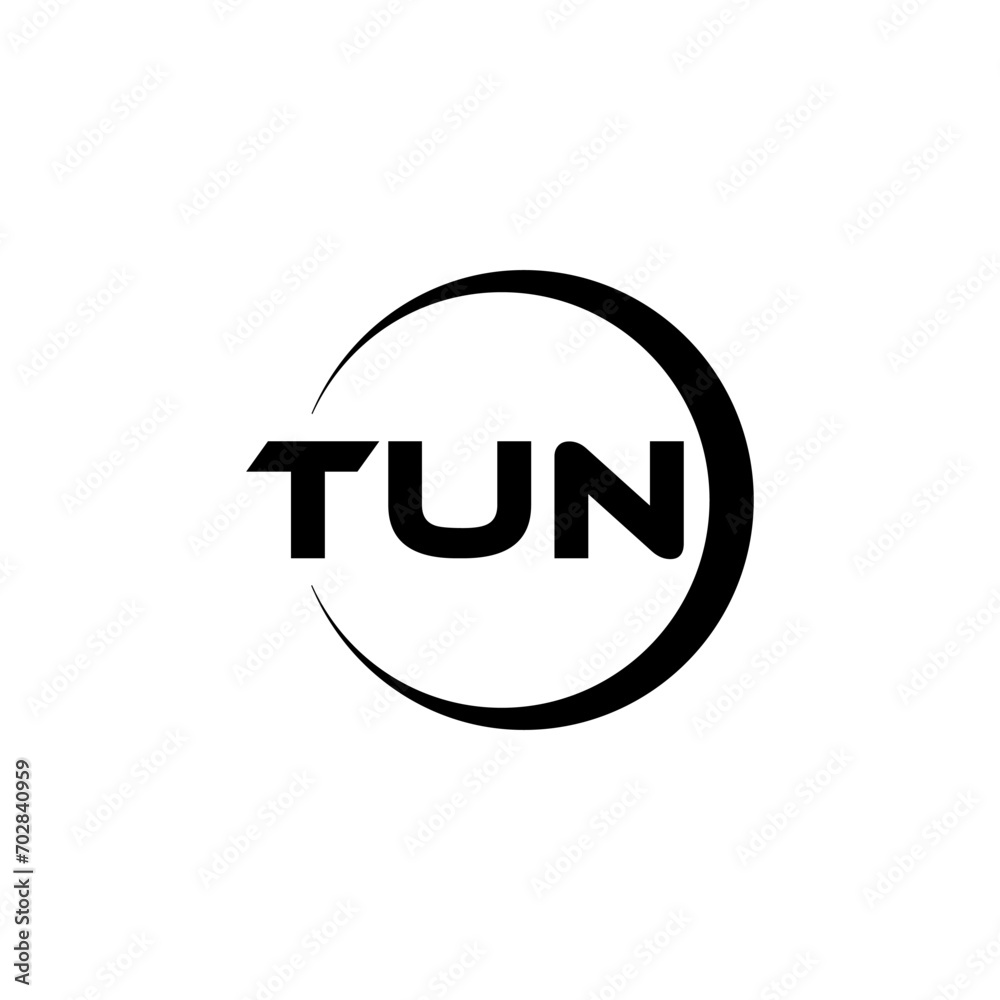 TUN letter logo design with white background in illustrator, cube logo, vector logo, modern alphabet font overlap style. calligraphy designs for logo, Poster, Invitation, etc. TUN letter logo design with white background in illustrator, cube logo, vector logo, modern alphabet font overlap style. calligraphy designs for logo, Poster, Invitation, etc.