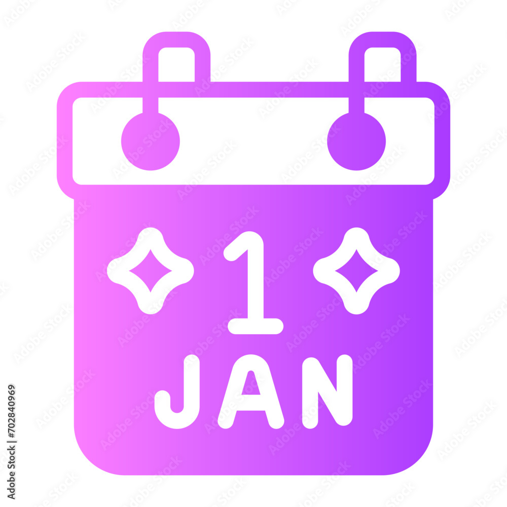 calendar gradient icon