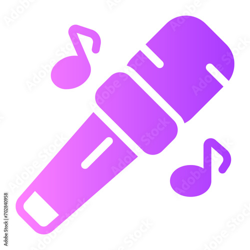 microphone gradient icon