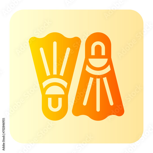 flippers gradient icon