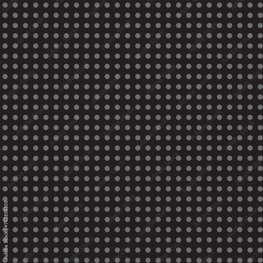 abstract metal grey ash color polka dot circle pattern on black color background abstract metal grey ash color polka dot circle pattern on black color background