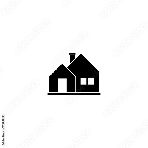 House icon logo isolated on white background © sljubisa