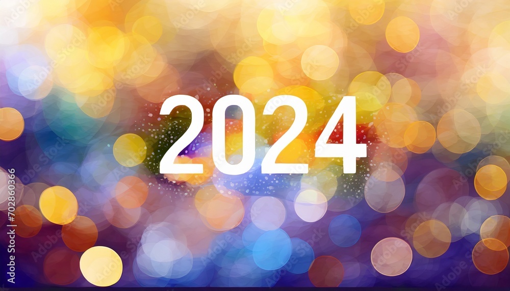 Happy 2024 New Year Vector Design Happy 2024 New Year Vector Design
