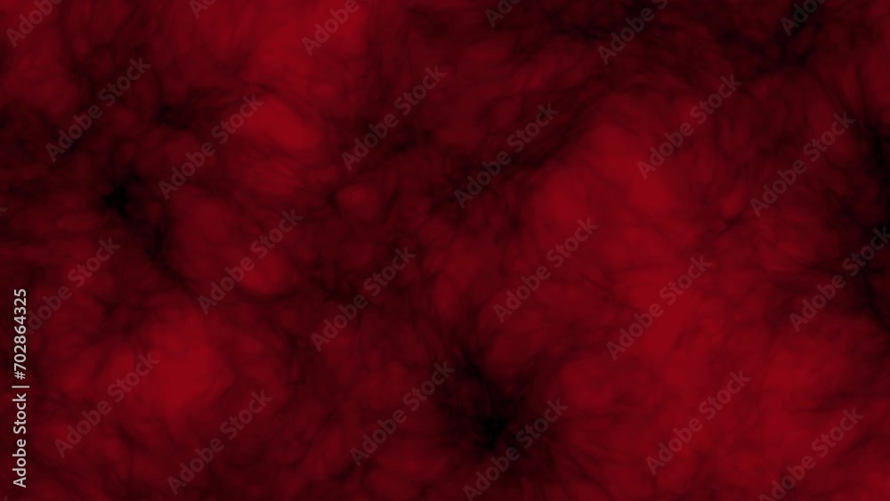 Red clouds - expanding and contracting mass of matter
