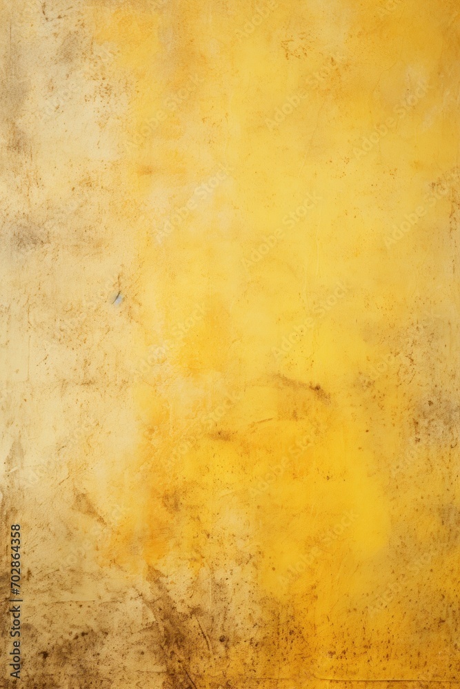 Yellow background on cement floor texture