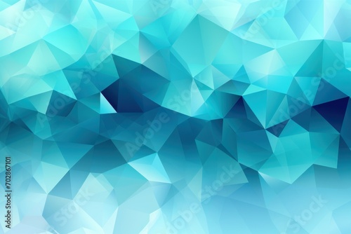 Vector abstract turquoise, triangles background