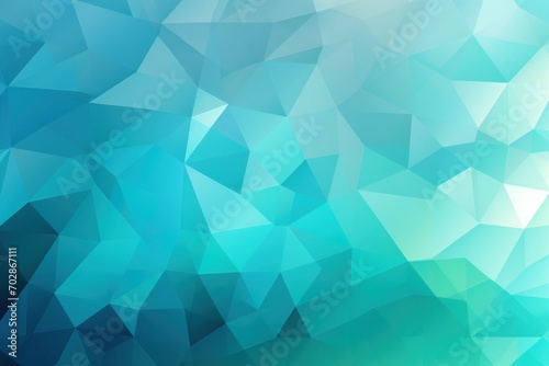 Vector abstract turquoise, triangles background