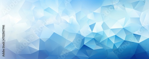 Vector abstract sky blue, triangles background