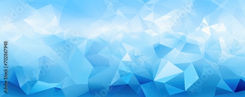 Vector abstract sky blue, triangles background