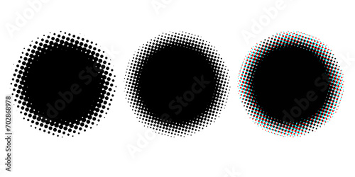 Circle Haftones Glitch.