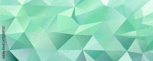 Vector abstract mint green, triangles background