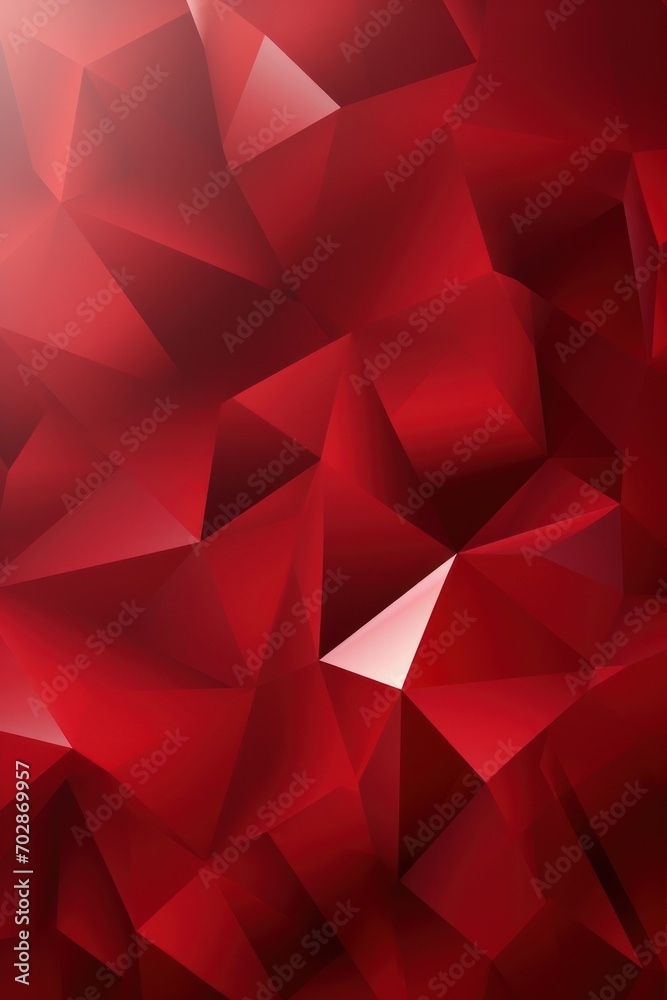 Vector abstract maroon red, triangles background