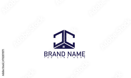 C, C home real estate logo & House icon In Vector
