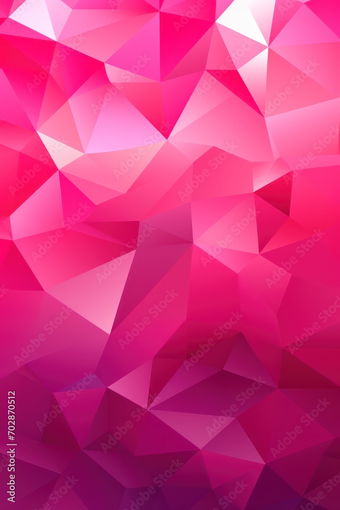 Vector abstract magenta, triangles background 