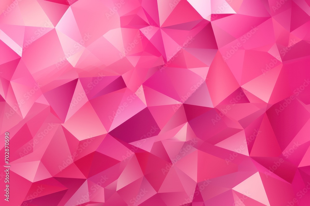 Vector abstract magenta pink, triangles background