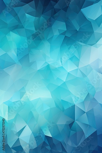 Vector abstract cyan, triangles background