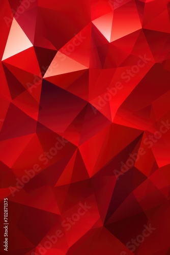 Vector abstract crimson red  triangles background