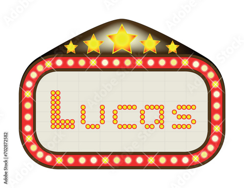 Foto Lucas Name Movie Theatre Marquee
