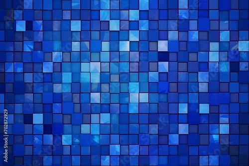 blue mosaic background made by midjourney