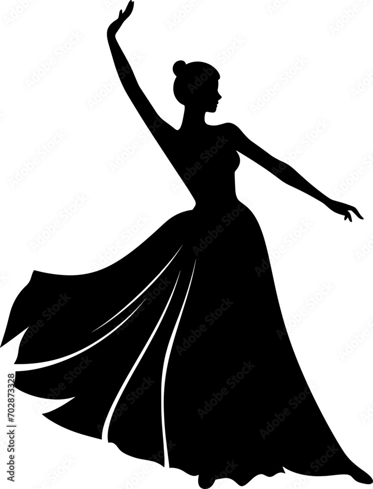 Beautiful drawing ballerina on a white background,sketch,vector. The black silhouette of a dancer. AI generated illustration. Beautiful drawing ballerina on a white background,sketch,vector. The black silhouette of a dancer. AI generated illustration.