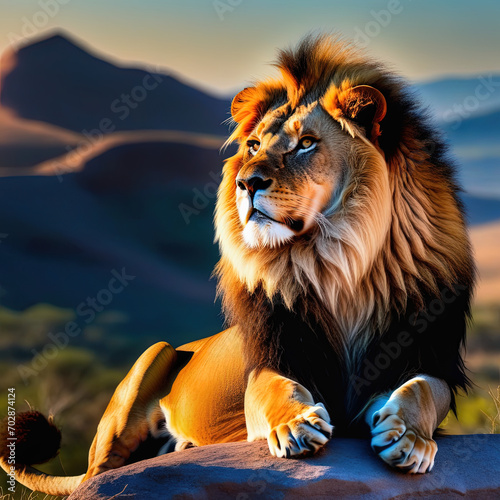 Lion best photo  generative AI