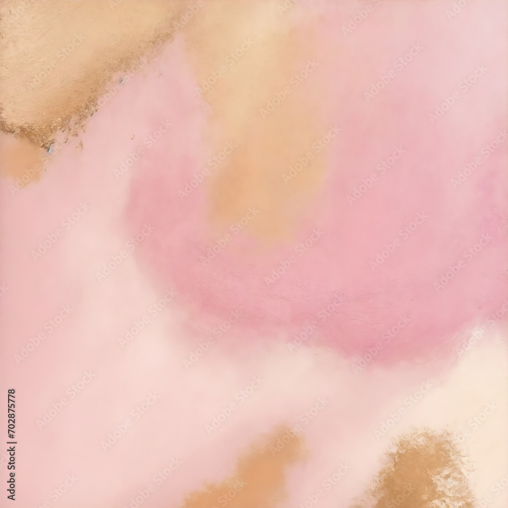 Abstract rough Pink and gold brushstroke texture