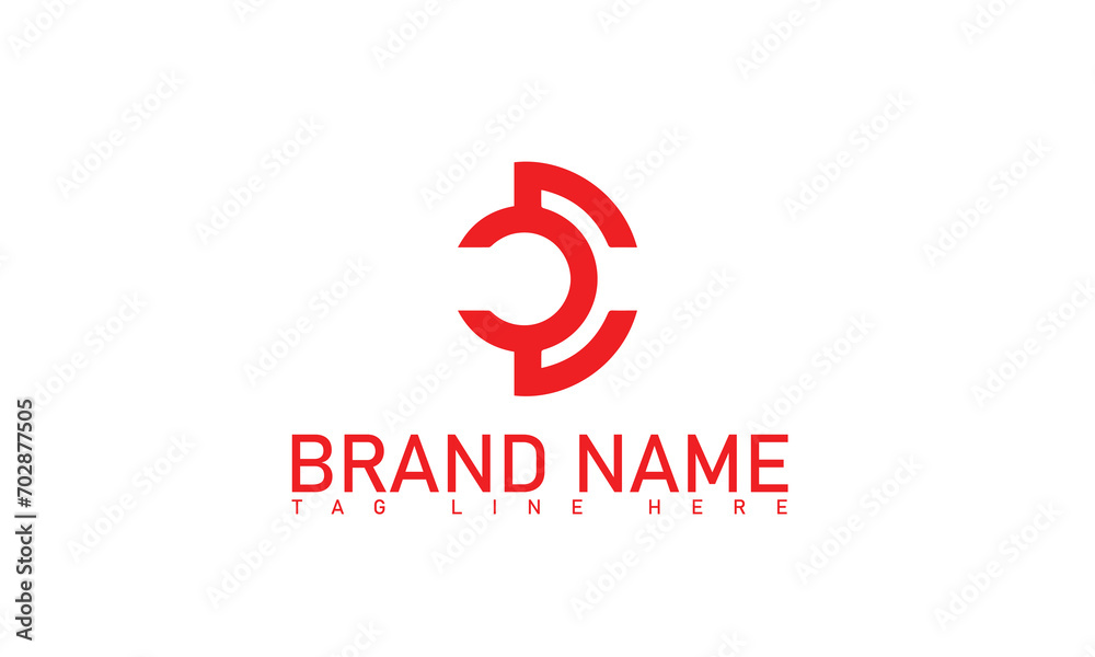 Letter cc logo Minimalist  Monogram alphabet CC Logo Design Vector