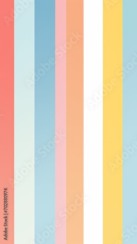 Multicolored Wallpaper with Vertical Stripes