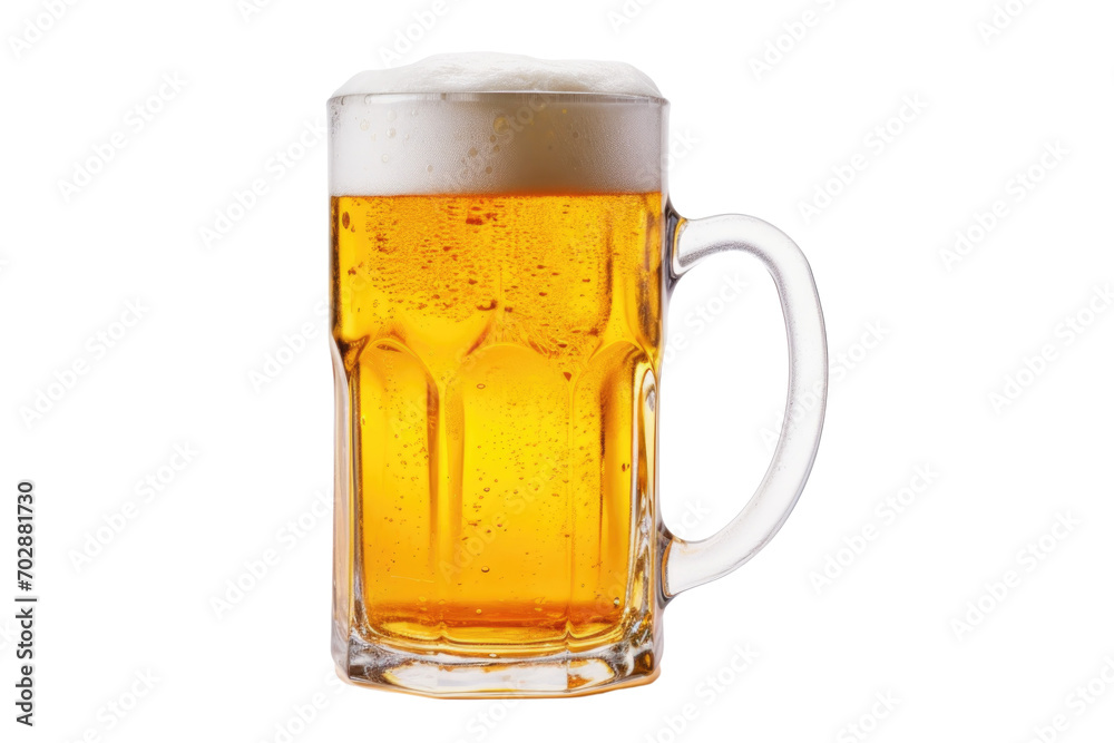 Cold Beer in Frosted Mug, transparent background, png Cold Beer in Frosted Mug, transparent background, png